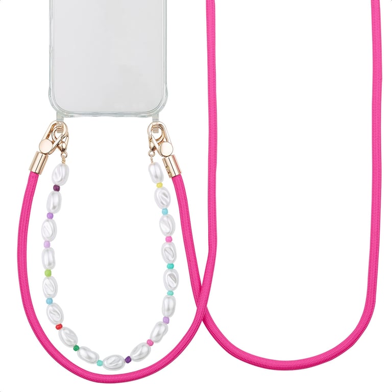 imoshion Ensemble de cordons de téléphone colorés avec perles – Neuf