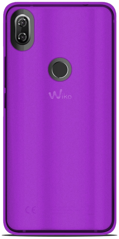 Coque silicone unie compatible Givré Violet Wiko View 2