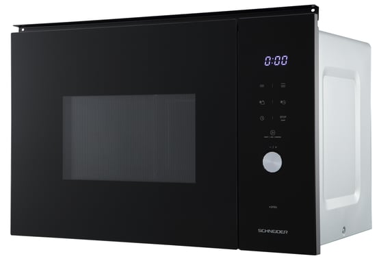 Schneider SCMW2538GB - Four Micro-ondes gril 38 cm encastrable 25L Noir