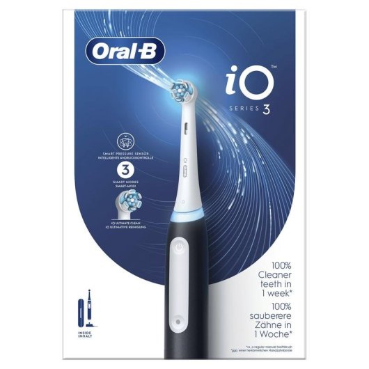 Brosse À Dents Électrique ORAL-B iO3 – 3 Modes, Capteur De Pression, Étui De Voyage - vue 6