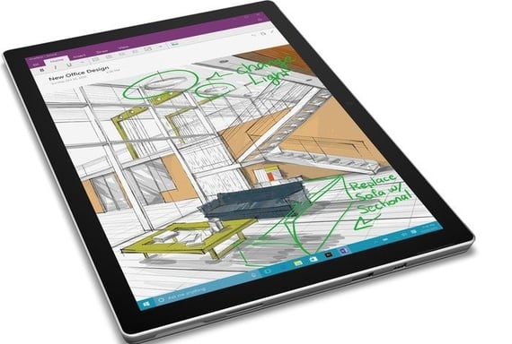 Surface Pro 4, 128GB SSD, 4GB RAM, Silver, Intel i5-6300U