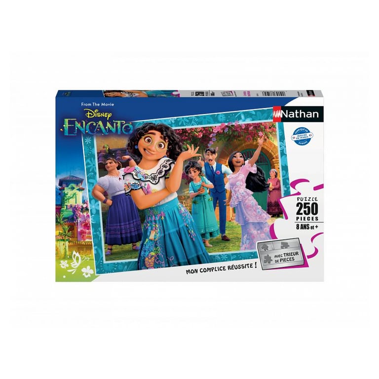 Puzzle 250 pièces : Encanto : La fantastique famille Madrigal Ravensburger Nathan
