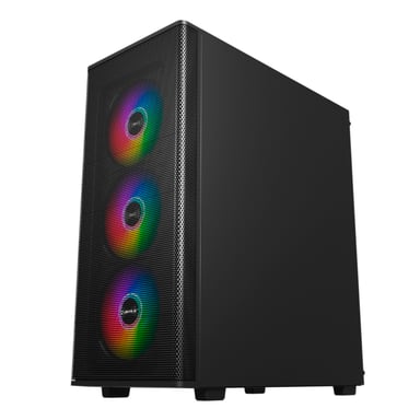 UNYKAch Gaming Mir 100 Desktop Nero, Trasparente