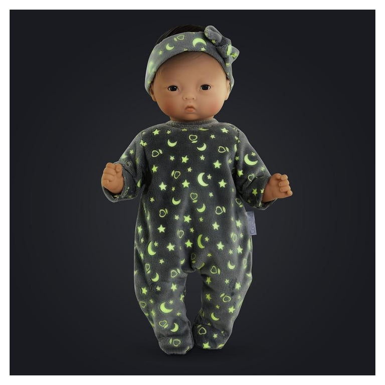 Vêtement pour poupon 30 cm : Pyjama brille dans la & bandeau Corolle - vue 3