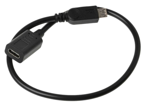 Cable adaptador USB-C hembra a micro USB macho