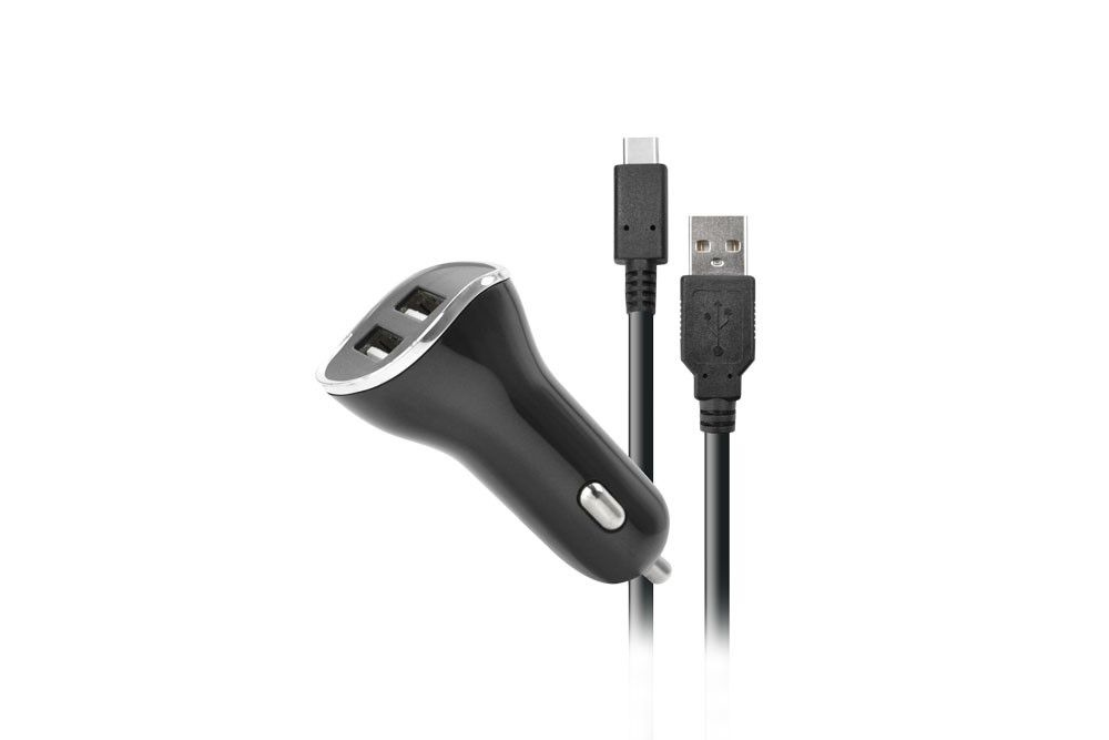 Steelplay Nintendo Switch Car Charger X2 Usb Ports - vue 2