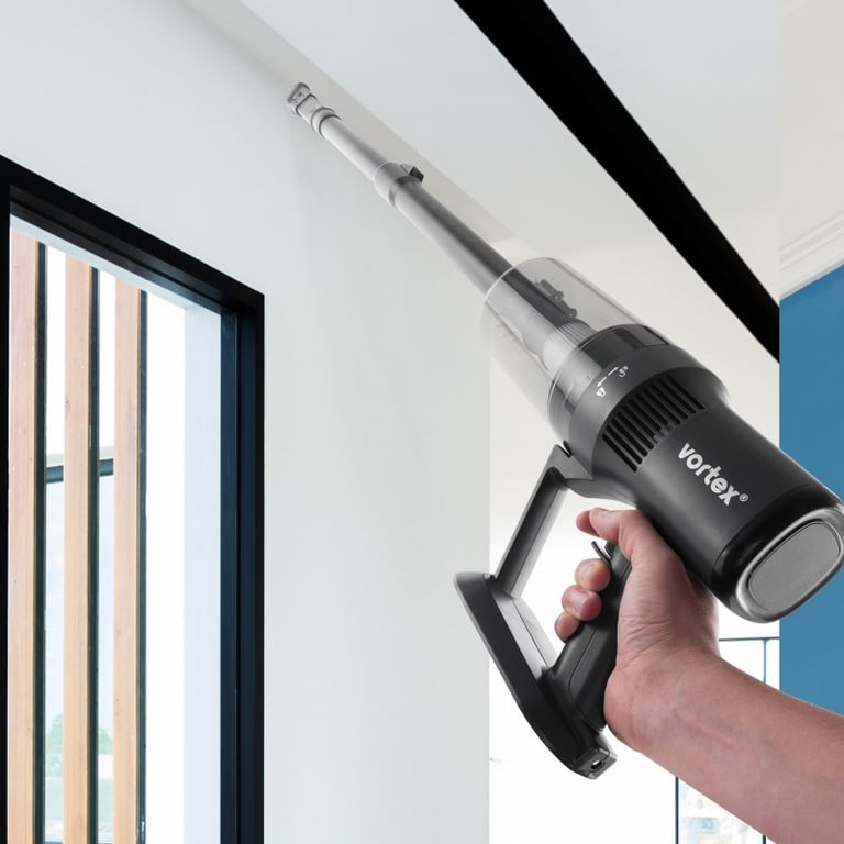 Vortex Aspirateur Balai 2en1 Sans Fil Autonomie 40min Filtre Hepa Fourni Avec Support Mural - vue 4