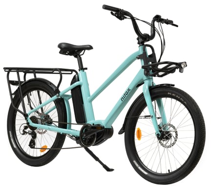 Nilox 30NXEBCMMV1 bicicleta eléctrica Azul Aluminio 61 cm (24'') Litio