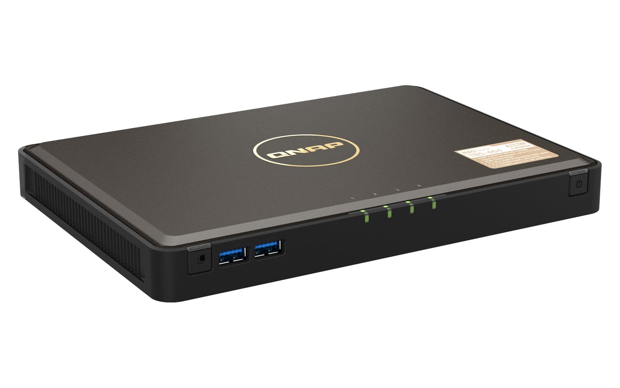 QNAP TBS 464 NAS Bureau EthernetLAN N5105 - vue 3