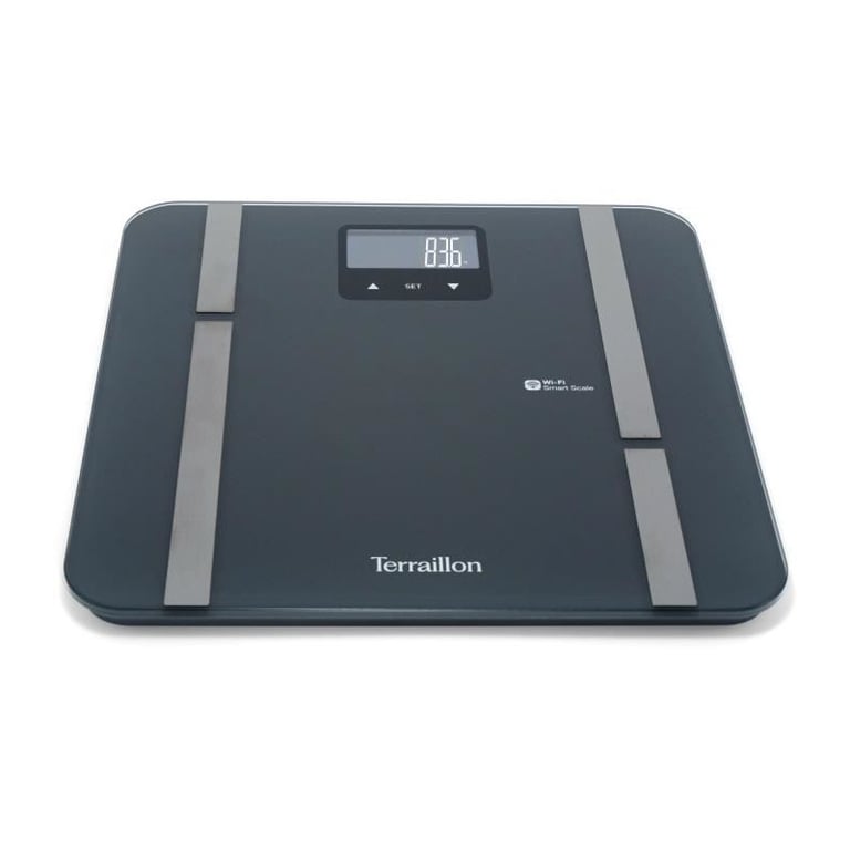 Pèse personne Terraillon MASTER FIT ULTRA Electronique connecté WIFI IMC Analyse masses Apport calorique journalier - vue 4