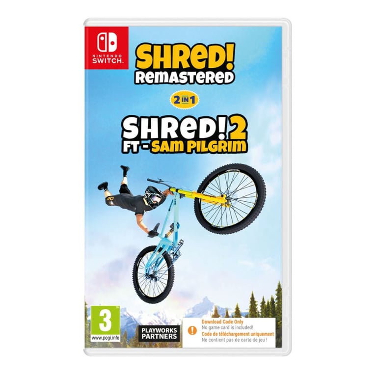 Shred! 2 ft Sam Pilgrim Remastered Edition Code in a Box Nintendo Switch - vue 2