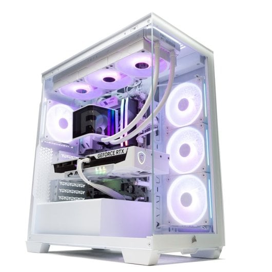PCCom Ultimate AMD Ryzen 7 9850X3D 64GB 2TB SSD RTX 5080 Blanco Windows 11 Pro - Neuf