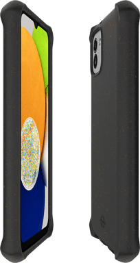 Samsung G A03 Feronia Bio Terra Guscio rinforzato nero Itskins
