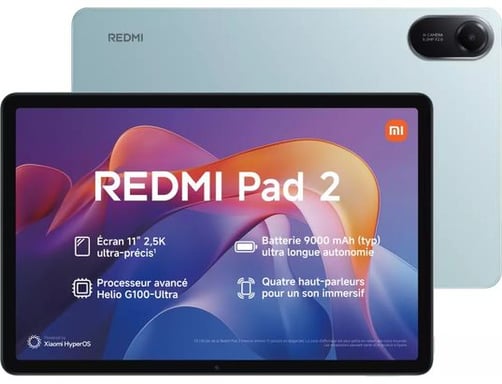 Redmi Pad 2 (11'') Wifi 128Go, Vert