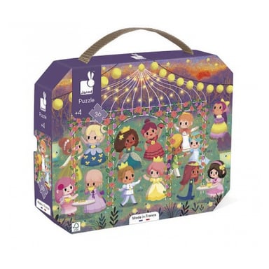 Puzzle de princesa de 36 piezas - Una bola mágica para los niños