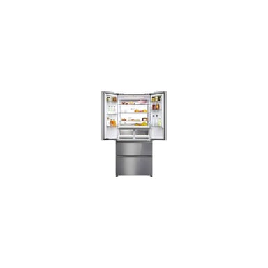 Refrigerador americano Haier HFR7819ENGC 504L acero inoxidable con dispensador de agua, libre instalación, clase E