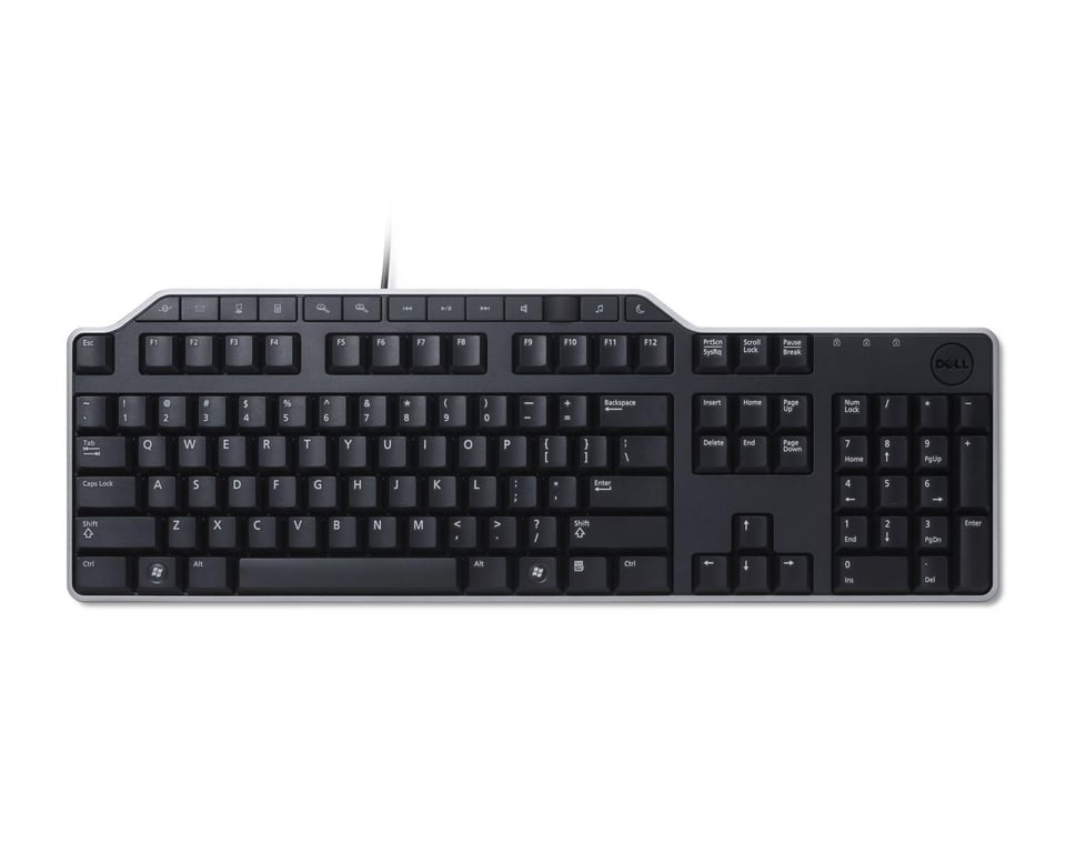 DELL KB522 clavier USB QWERTY US International Noir - Neuf