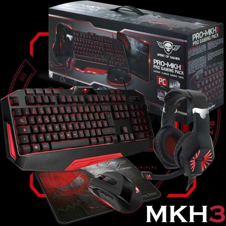 Pack Gaming Pro Spirit of gamer MKH3 – IT Discount
