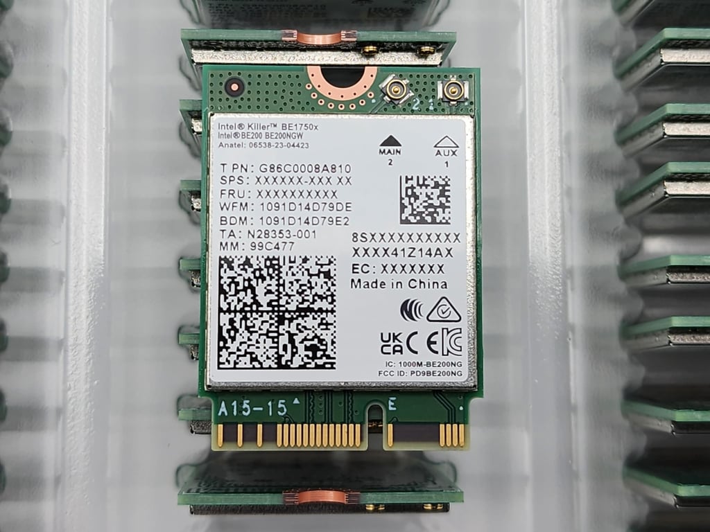 Intel Killer Wi Fi 7 BE1750 Interne WLAN / Bluetooth 5800 Mbit/ Neuf - vue 2