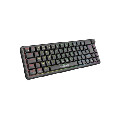 Clavier gaming Oniverse Magnus 65% 68 touches filaire USB LED RGB switches magnétiques Noir