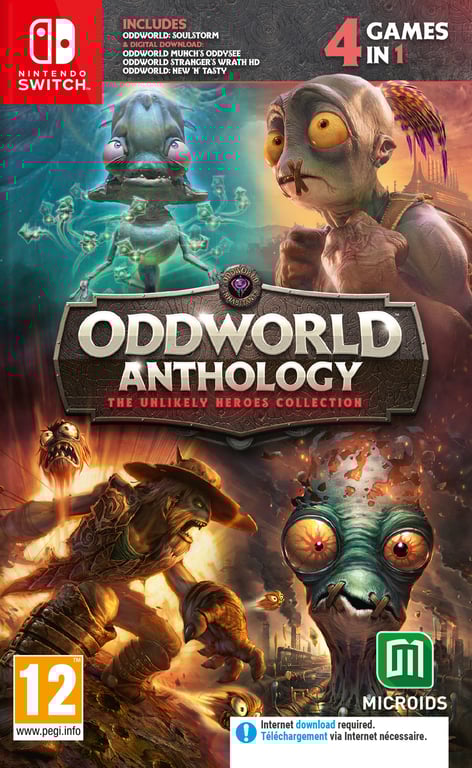 OddWorld Anthology The Unlikely Heroes Collection Nintendo Switch - vue 3