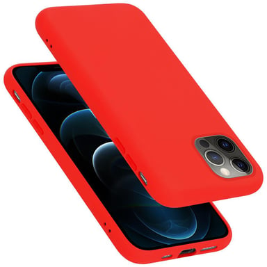 Coque pour Apple iPhone 12 PRO MAX en LIQUID RED Housse de protection Étui en silicone TPU flexible