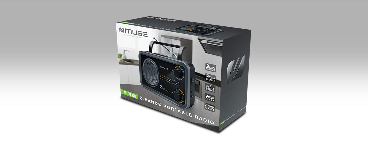 Muse 06DS Radio portable Analogique - vue 3
