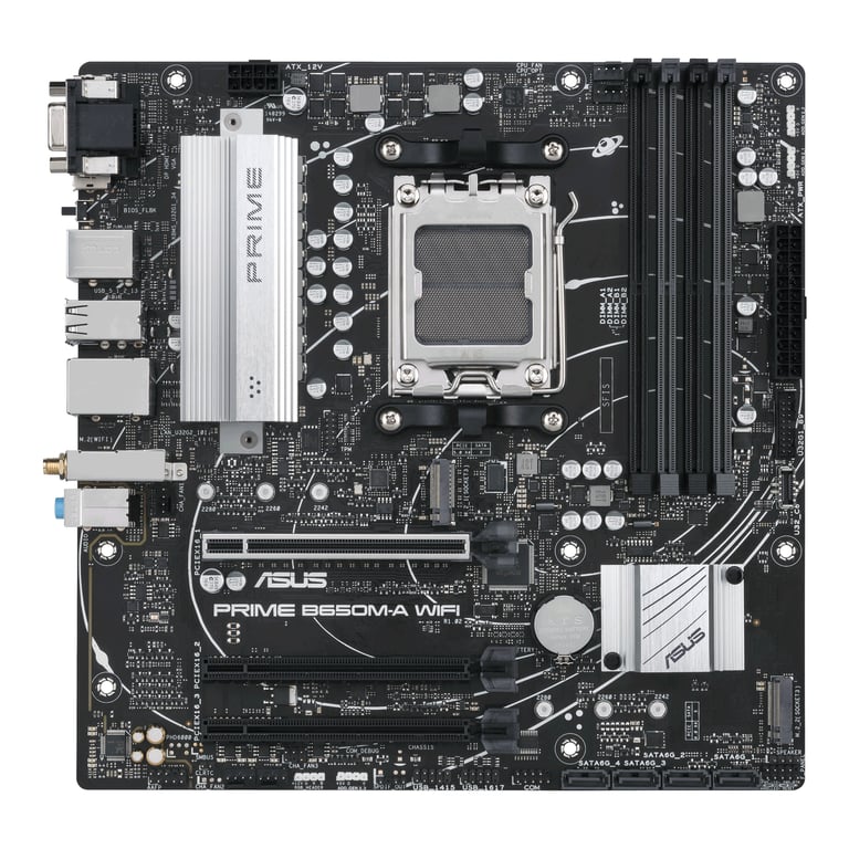 ASUS PRIME B650M A WIFI AMD B650 Emplacement AM5 micro ATX Neuf