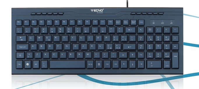 Tastiera Usb Multimediale Con Filo Layout Ita Ergonomica 12 Media Keys