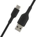 Câble à gaine tressée USB-C vers USB-A BOOST?CHARGE™ (1 m) Noir