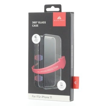 Cover protettiva ''360° Glass'' per iPhone 11, nero