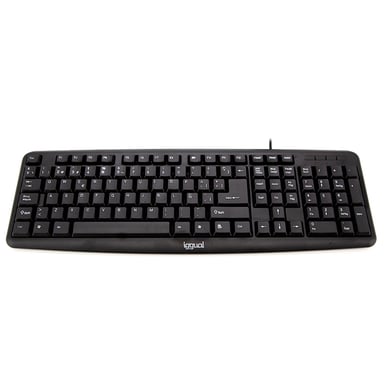 iggual CK-BASIC-105T teclado Universal USB QWERTY Español Negro