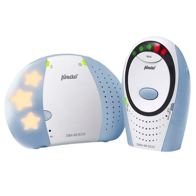 Alecto DBX-85 Babyphone DECT Full Eco con función VOX Blanco / Azul