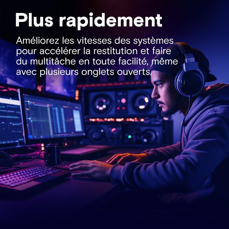 CRUCIAL Mémoire RAM DDR4 KIT 2 x 3200 MT/ CL22 UDIMM - vue 3