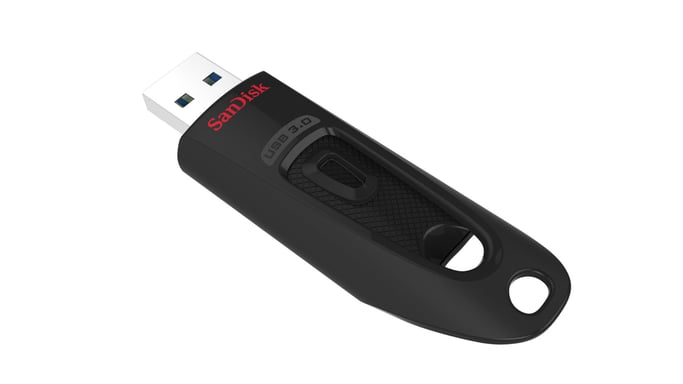 Unidad flash USB SanDisk Ultra de 64 GB USB Tipo-A 3.2 Gen 1 (3.1 Gen 1) Negro