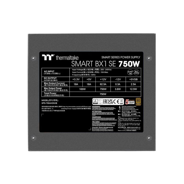 Alimentation ATX Thermaltake SMART BX1 SE 80Plus - vue 4