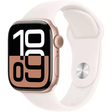 Apple Watch Series 10 OLED 46 mm Digital 416 x 496 Pixeles Pantalla táctil 4G Oro rosa Wifi GPS (satélite)
