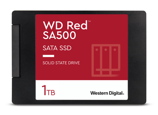 WD Red - 1 To - 2.5'' SATA NAS SA500 3D NAND SSD