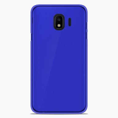 Coque silicone unie compatible Givré Bleu Samsung Galaxy J4 2018