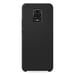 Coque silicone unie Soft Touch Noir compatible Xiaomi Redmi Note 9 Pro