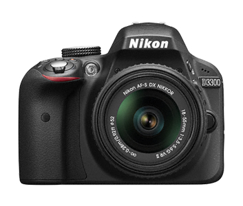 Nikon D3300 + 18-105 VR + SD 4GB Juego de cámara SLR 24,2 MP CMOS 6000 x 4000 Pixeles Negro
