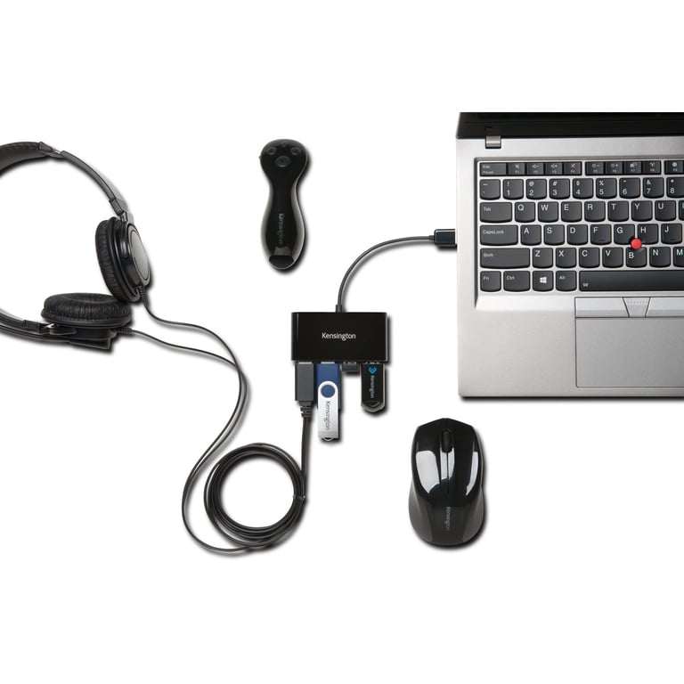 Kensington Concentrateur USB 2.0 à 4 ports - vue 2