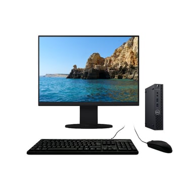 3070 Micro i3-8100t 3.10GHz 8Go/480Go SSD Wifi W11 + Ecran 24