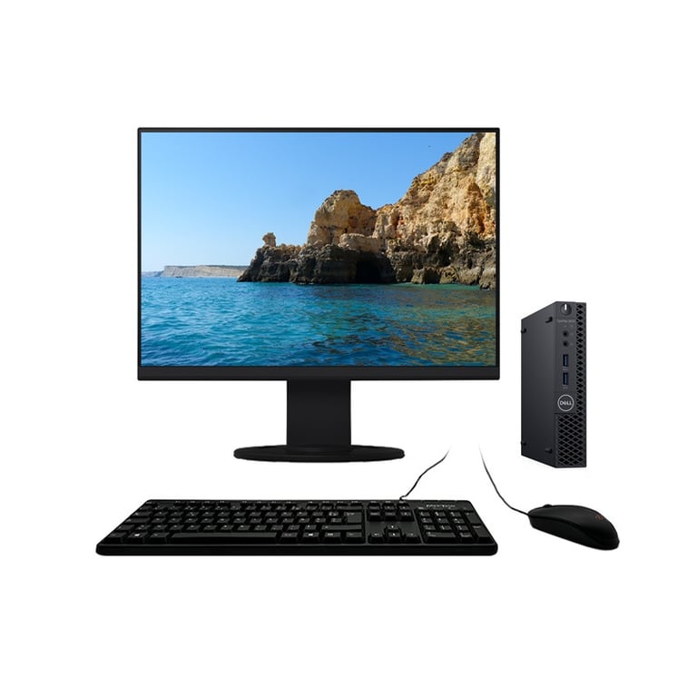 3070 Micro i3 3.10GHz 8Go240Go SSD Wifi W11 + Ecran 24 Très bon état - vue 1