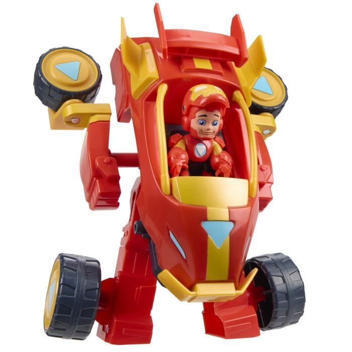 Armure mecha Iron Man et véhicule 2-en-1, Marvel Iron Man and his Awesome Friends, des 3 ans - Neuf