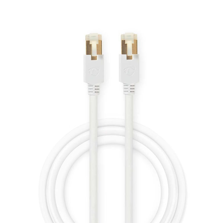 Nedis Câble Réseau Cat6 S/ftp Câble Rj45 (8p8c) Mâle Vers Rj45 (8p8c) Mâle 3,0 M Blanc - vue 3