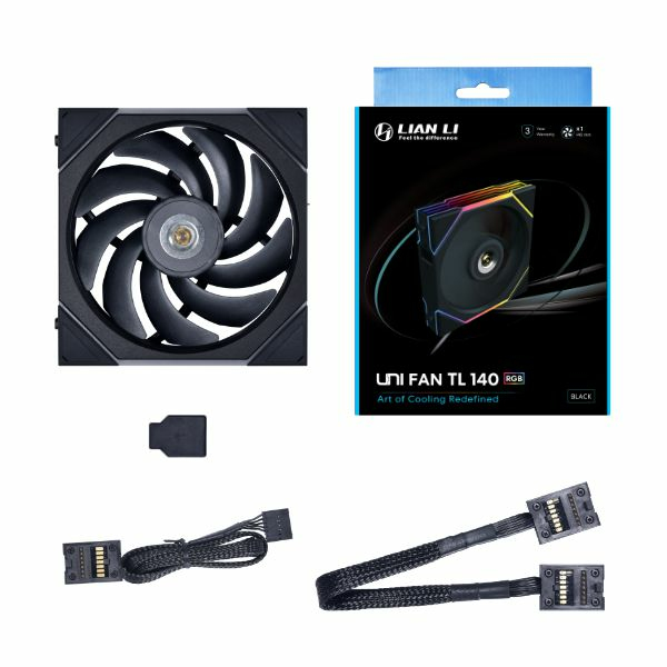 Lian Li 14TL1B système de refroidissement d'ordinateur Boitier PC Ventilateur 14 cm Noir 1 pièce(s) - Neuf
