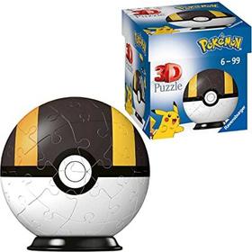 Puzzle 3D, Pokémon Hyperball negra, 54 Pieza
