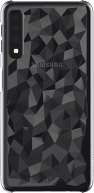 Cáscara dura transparente WITS efecto prisma para Samsung Galaxy A7 A750 2018