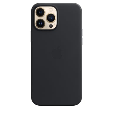 Custodia protettiva in pelle per iPhone 13 Pro Max - Nero